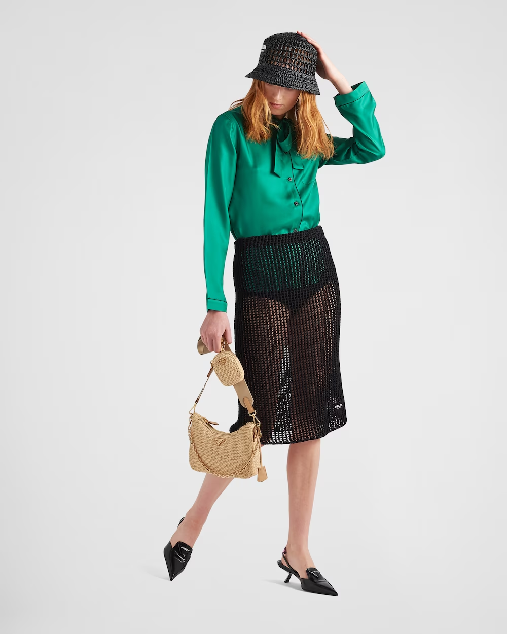 Prada Re-Edition 2005 crochet bag